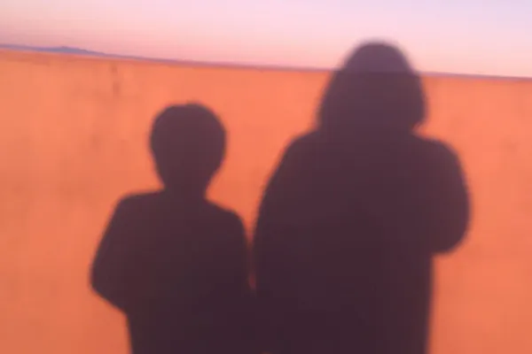 Abstract shadows representing eternal light