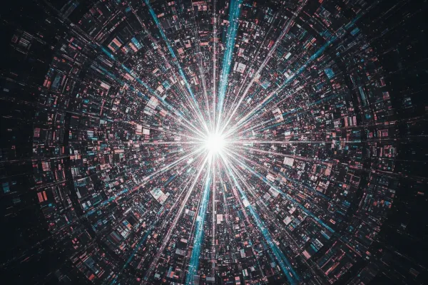 Exploding from the center - immediate transformation