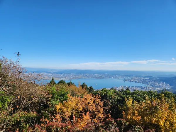 Lake Biwa view from Mt. Hiei