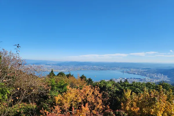Lake Biwa view from Mt. Hiei