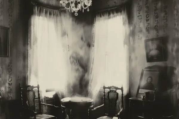 Elderly person in contemplation